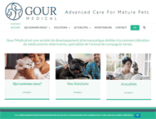 Tablet Screenshot of gour-medical.com